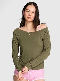 24/7 Lounge Modal Oﬀ-The-Shoulder Top