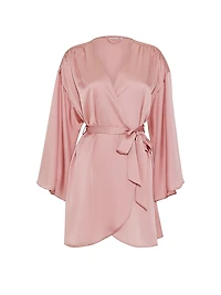 Satin Short Robe