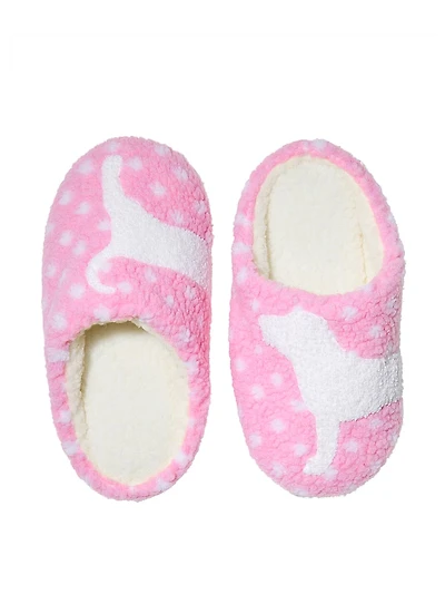 PINK Closed-Toe Slippers