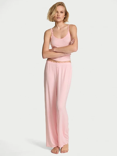 Pointelle Rib Tank & Pant Set