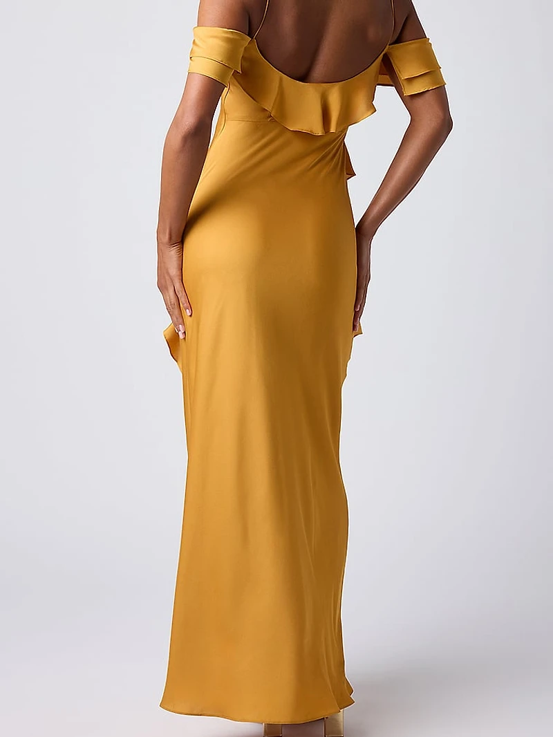 Aviva Off the Shoulder Maxi Dress