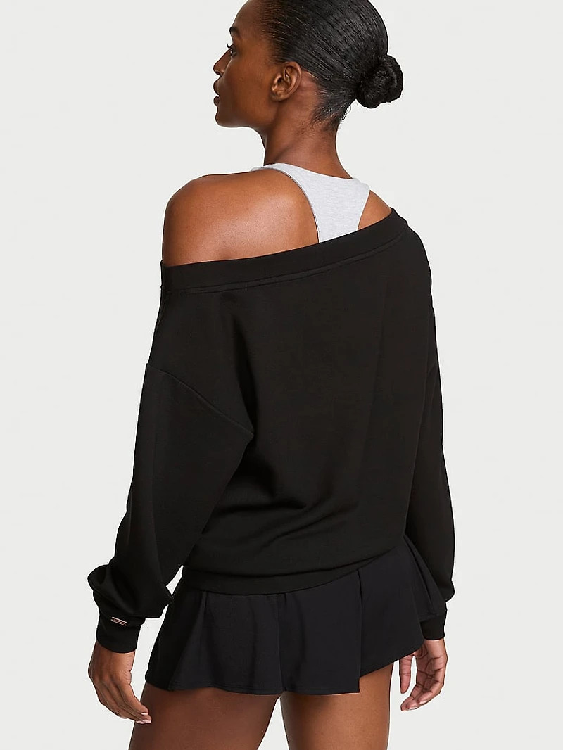 Featherweight Knit Off-the-Shoulder Top