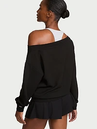 Featherweight Knit Off-the-Shoulder Top