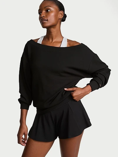 Featherweight Knit Off-the-Shoulder Top