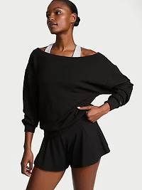Featherweight Knit Off-the-Shoulder Top