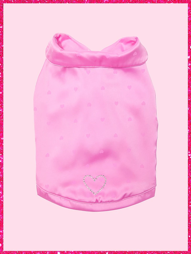 PINK | Elle Pet Satin Pajamas