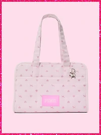 PINK | Elle Jacquard Dog Carrier