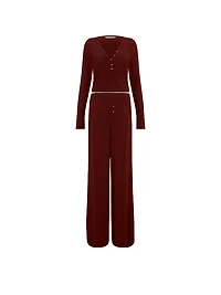 SoSoft™ Modal Ultra-Fine Henley Top & Pant Set