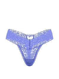Lace Side Lace-Up Thong Panty