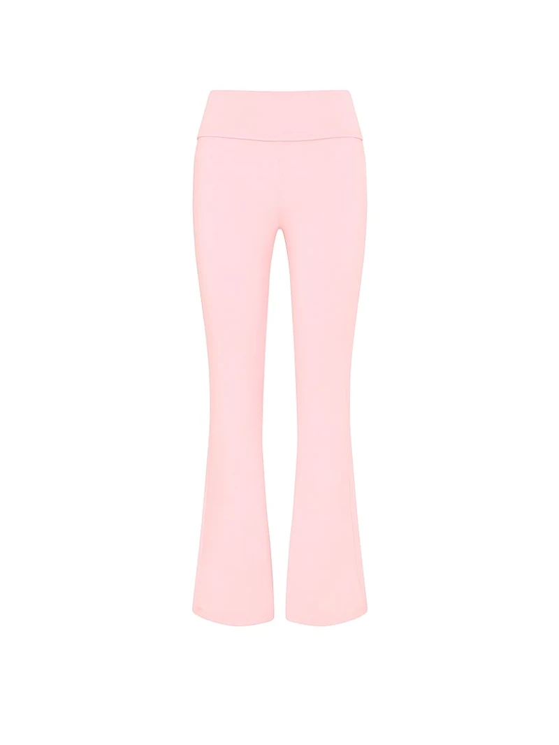 Cotton Foldover Flare Legging