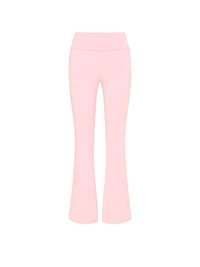 Cotton Foldover Flare Legging