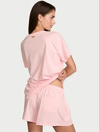 Organic Pima Tee Short Set