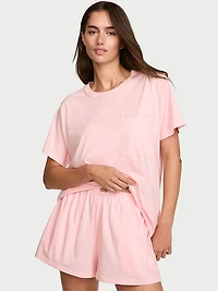 Organic Pima Tee Short Set