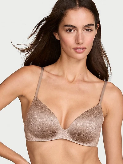 FlexFactor Lightly Lined Plunge Demi Bra