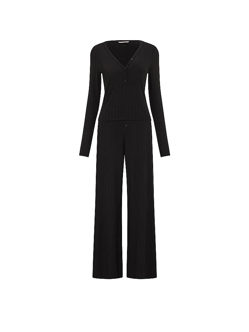 SoSoft™ Modal Ultra-Fine Henley Top & Pant Set