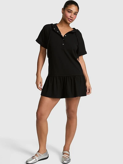 All-Day Cotton™ Hooded Romper