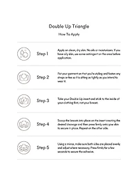 Reusable Double Up Triangle Push-Up Pads