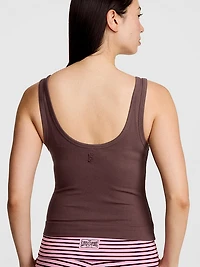 All-Day Soft Rib Hook-and-Eye Tank Top
