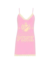 GRWPINK™ Modal Lace-Trim Slip Dress
