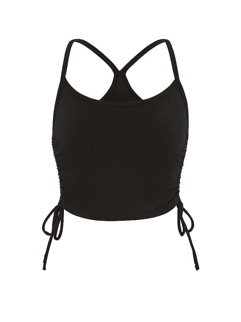 PINK Relay™ Side-Ruched Cropped Bra Tank