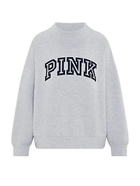 Campus Fleece™ Oversized Mock-Neck Sweatshirt