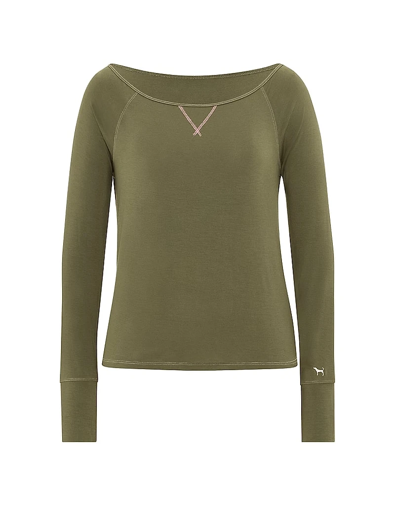 24/7 Lounge Modal Oﬀ-The-Shoulder Top
