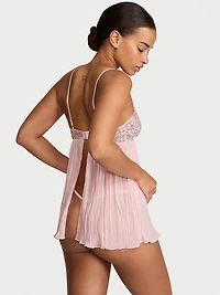 Dare to Dream Lace Pleated Babydoll Set