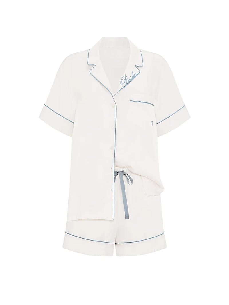 Signature Satin Bridesmaid Short Pajama Set