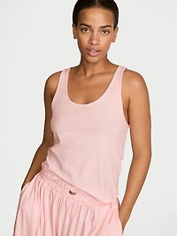 Organic Pima Curved Hem Tank