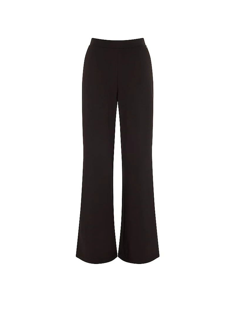 Featherweight Knit Wide-Leg Pant