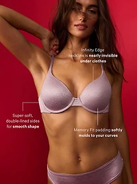 Lightly Lined Smooth Demi Bra