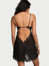 Twinkle Strap Lace Mini Slip Dress