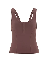 All-Day Soft Rib Hook-and-Eye Tank Top