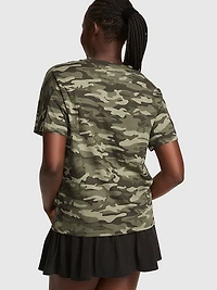 Campus Cotton™ V-Stitch Crewneck Boxy Tee