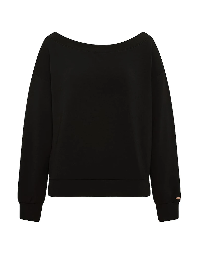 Featherweight Knit Off-the-Shoulder Top