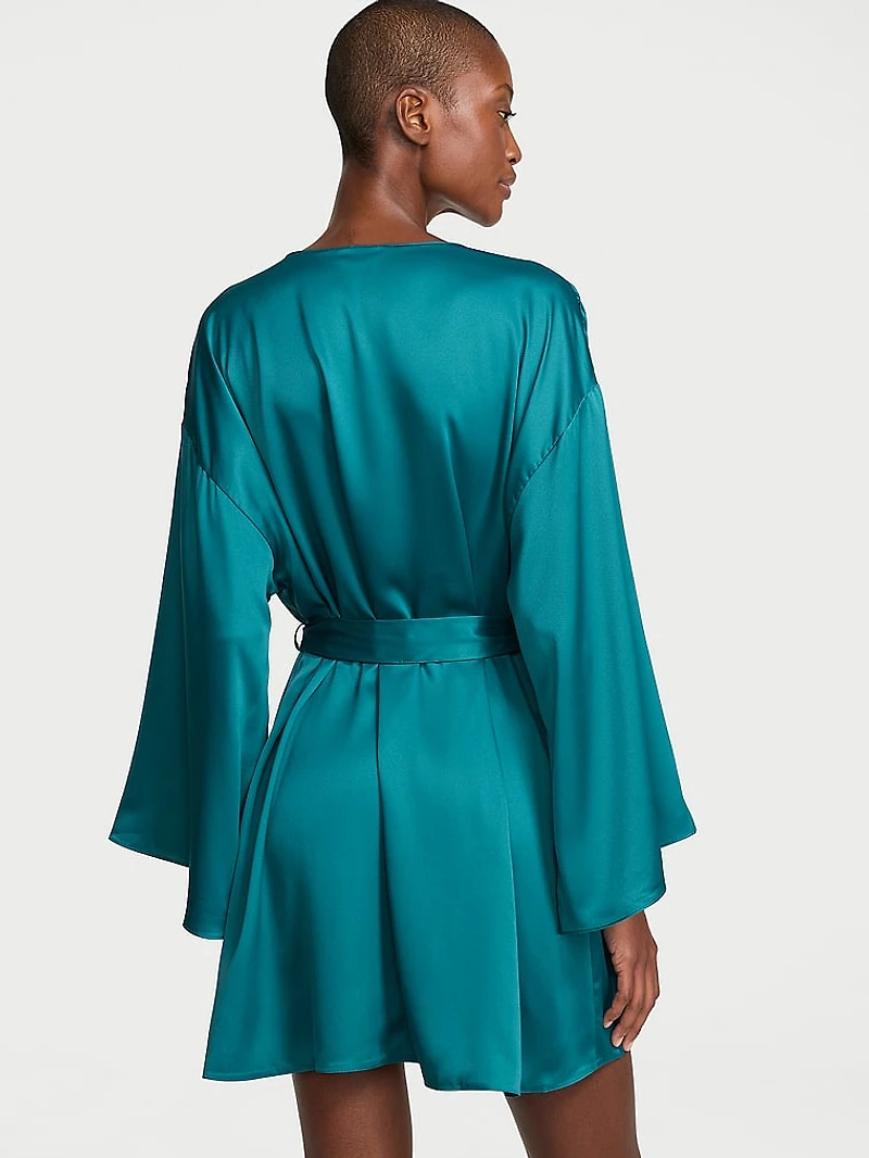 Satin Short Robe