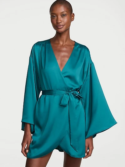 Satin Short Robe
