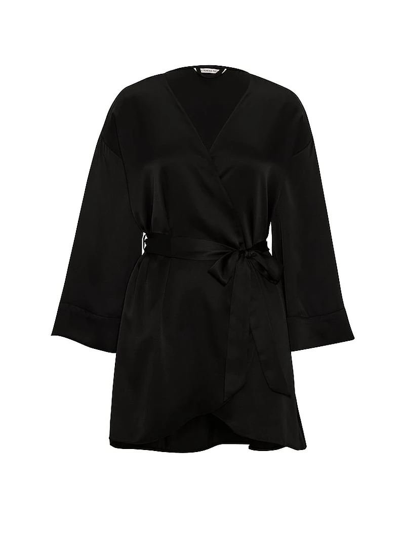 Satin Short Robe