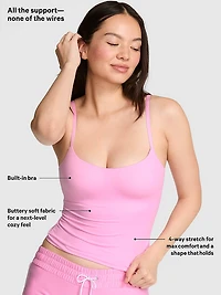 Marshmallow Lightly Lined Wireless Comfy Cami