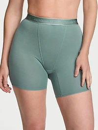 Exploded Logo Cotton High-Waist Boxer Brief