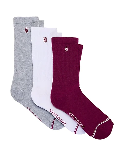 3-Pack Crew Socks