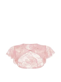 Rosette Reverie Embroidery Bolero