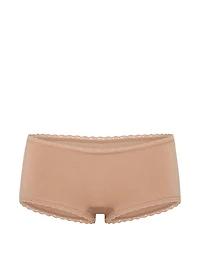 Cotton Lace-Trim Boyshort Panty