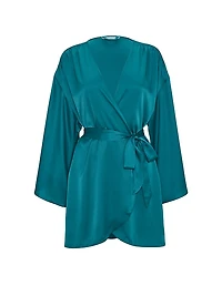 Satin Short Robe