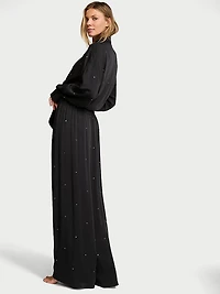 Silky Shine Wide-Leg Pant