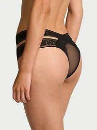 Strappy-Back High-Leg Cheeky Panty