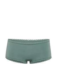 Cotton Lace-Trim Boyshort Panty