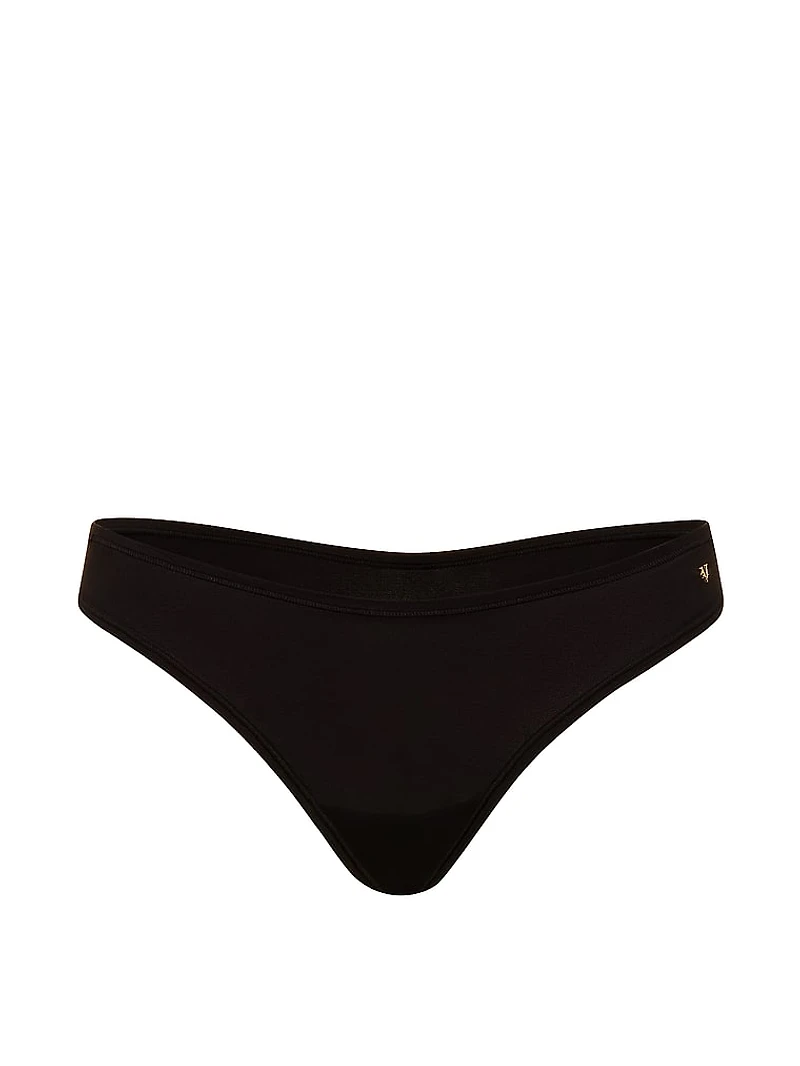 High-Leg Scoop Thong Panty