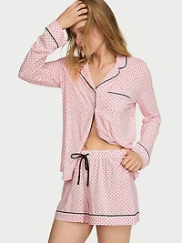 SoSoft™ Modal Long-Sleeve Short Pajama Set