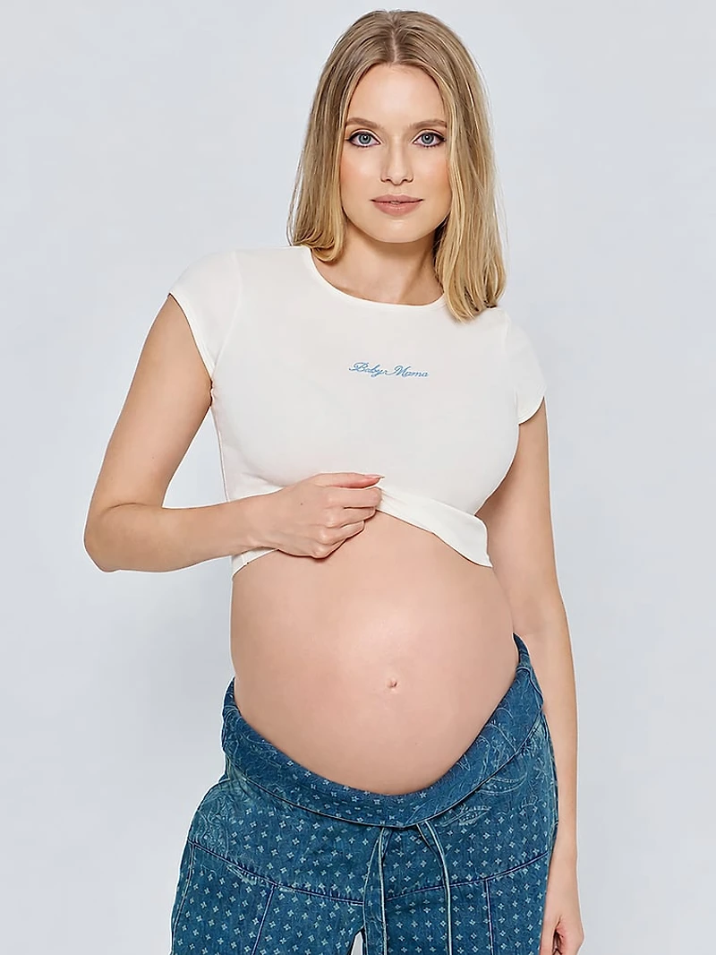Baby Mama Ribbed Tee